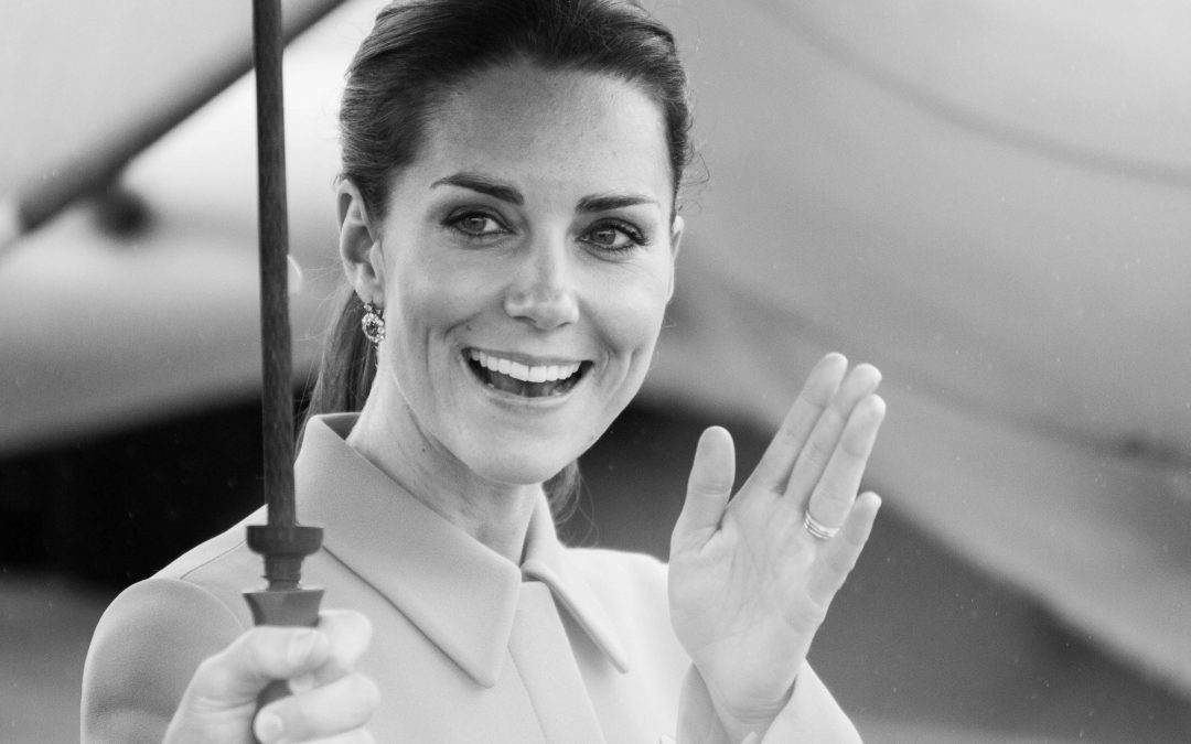 Kate Middleton filatelizada