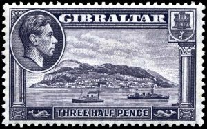 Jorge VI Gibraltar Sellos