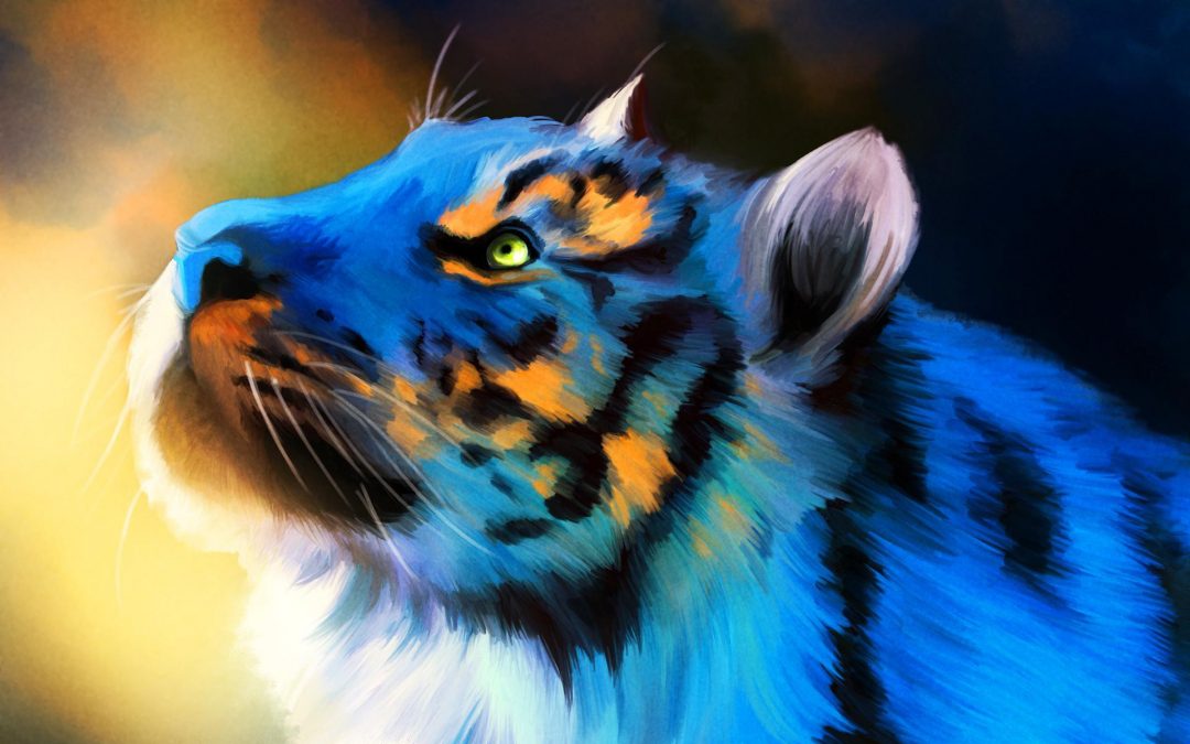 Tigre azul